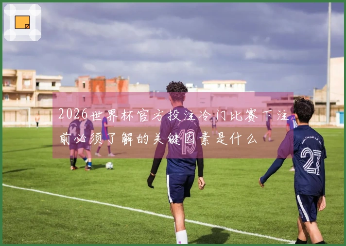 2026世界杯官方投注冷门比赛下注前必须了解的关键因素是什么